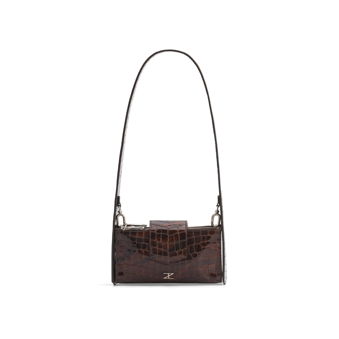 Pochette Bricky coccodrillo