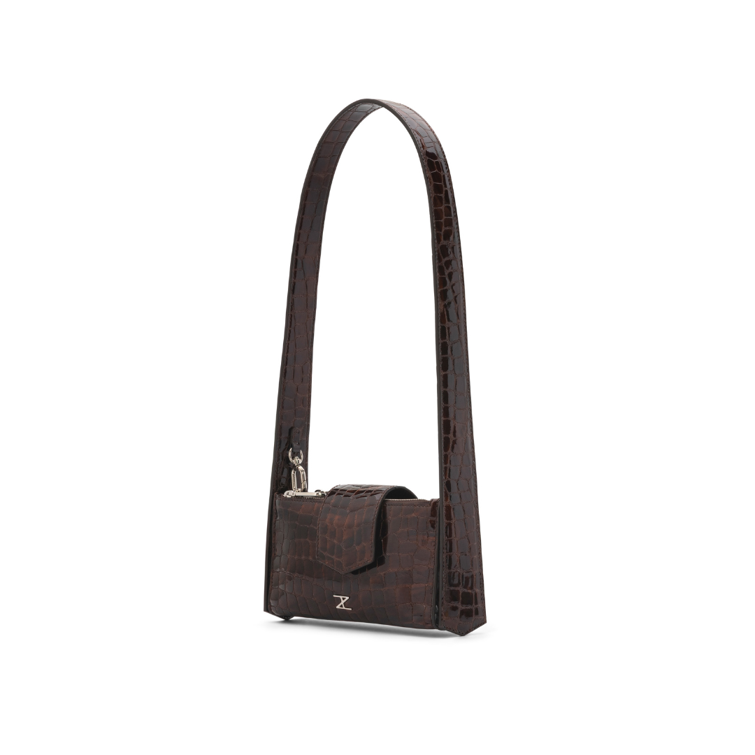 Pochette Bricky coccodrillo