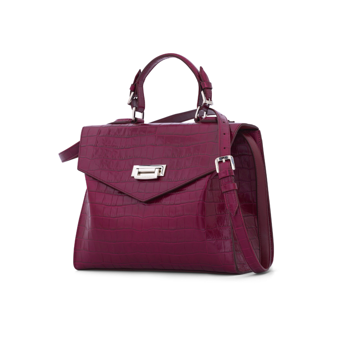 Borsa Anna grande coccodrillo