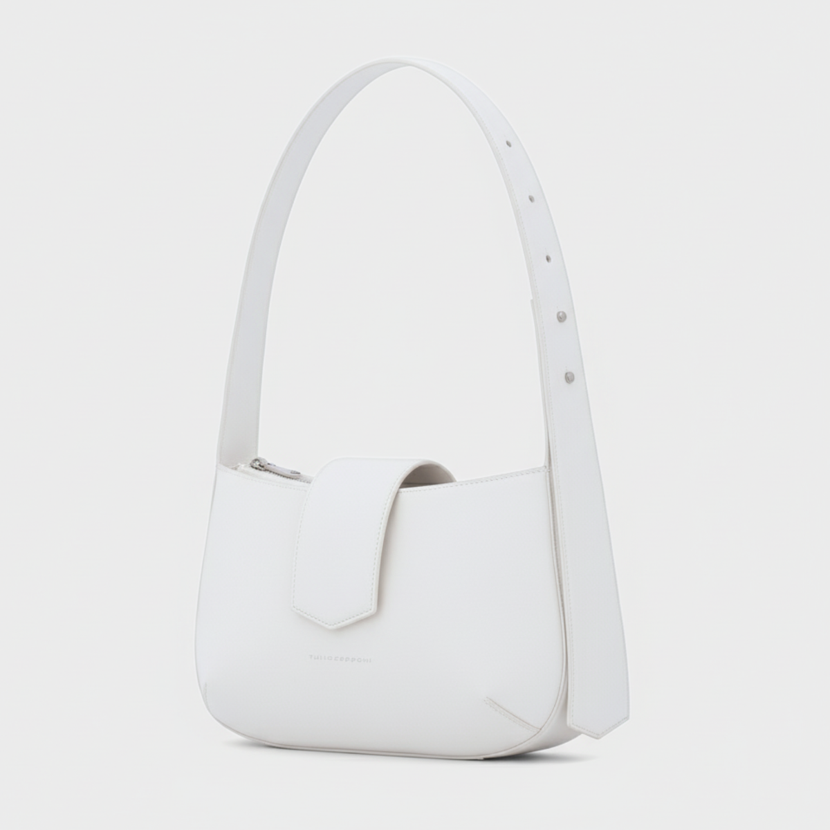 Borsa Hobo Bricky bianco ottico - Tullio Zepponi