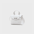 Borsa Anna piccola trapuntata bianco ottico - Tullio Zepponi
