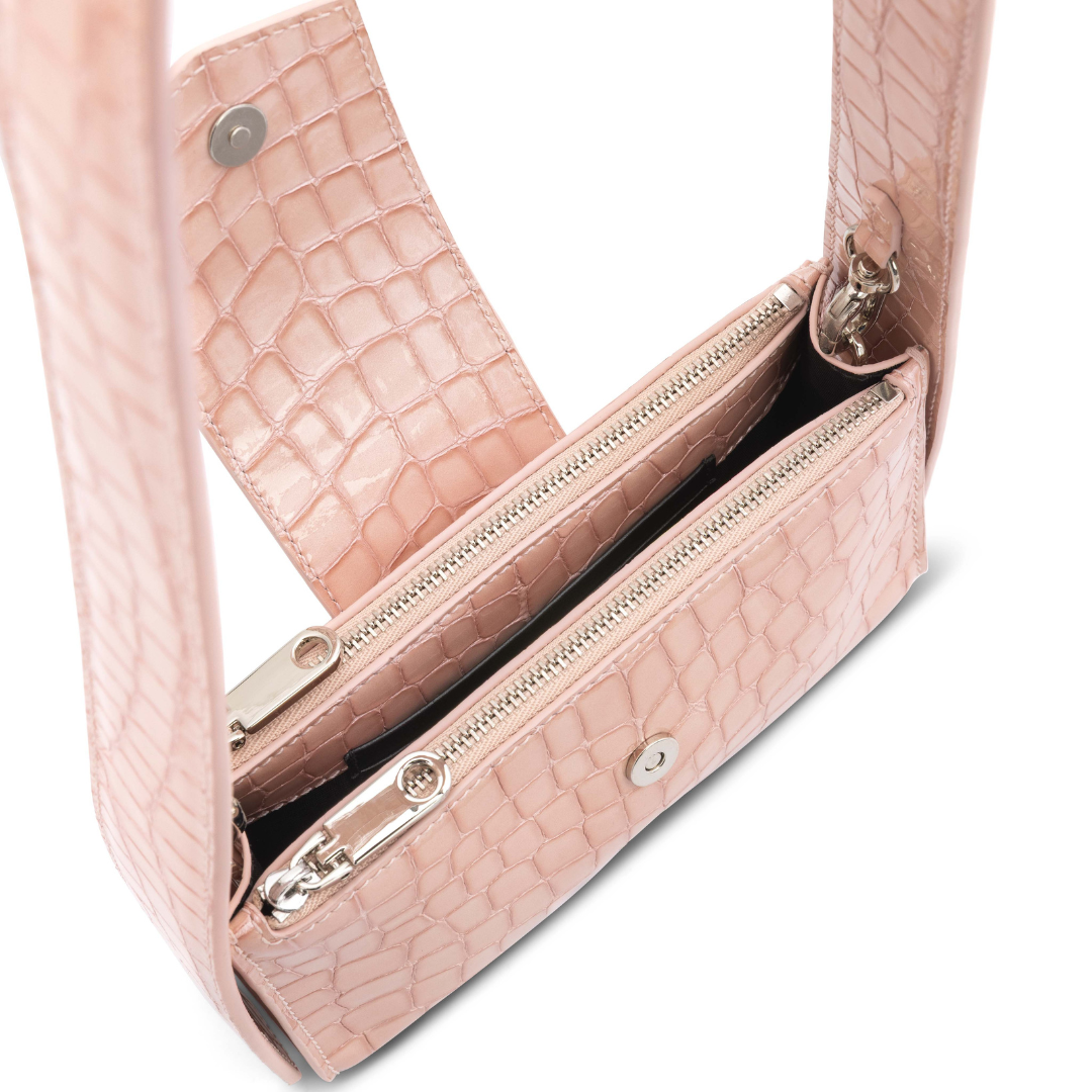 Pochette Bricky coccodrillo