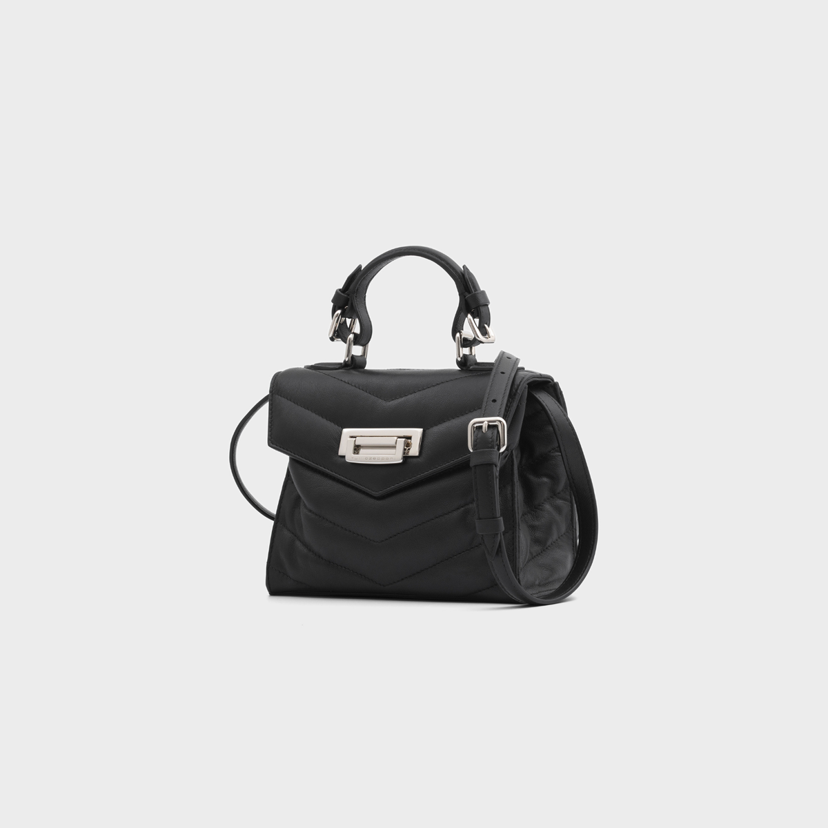 Borsa Anna piccola trapuntata nero - Tullio Zepponi