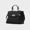 Borsa Anna grande trapuntata nero - Tullio Zepponi