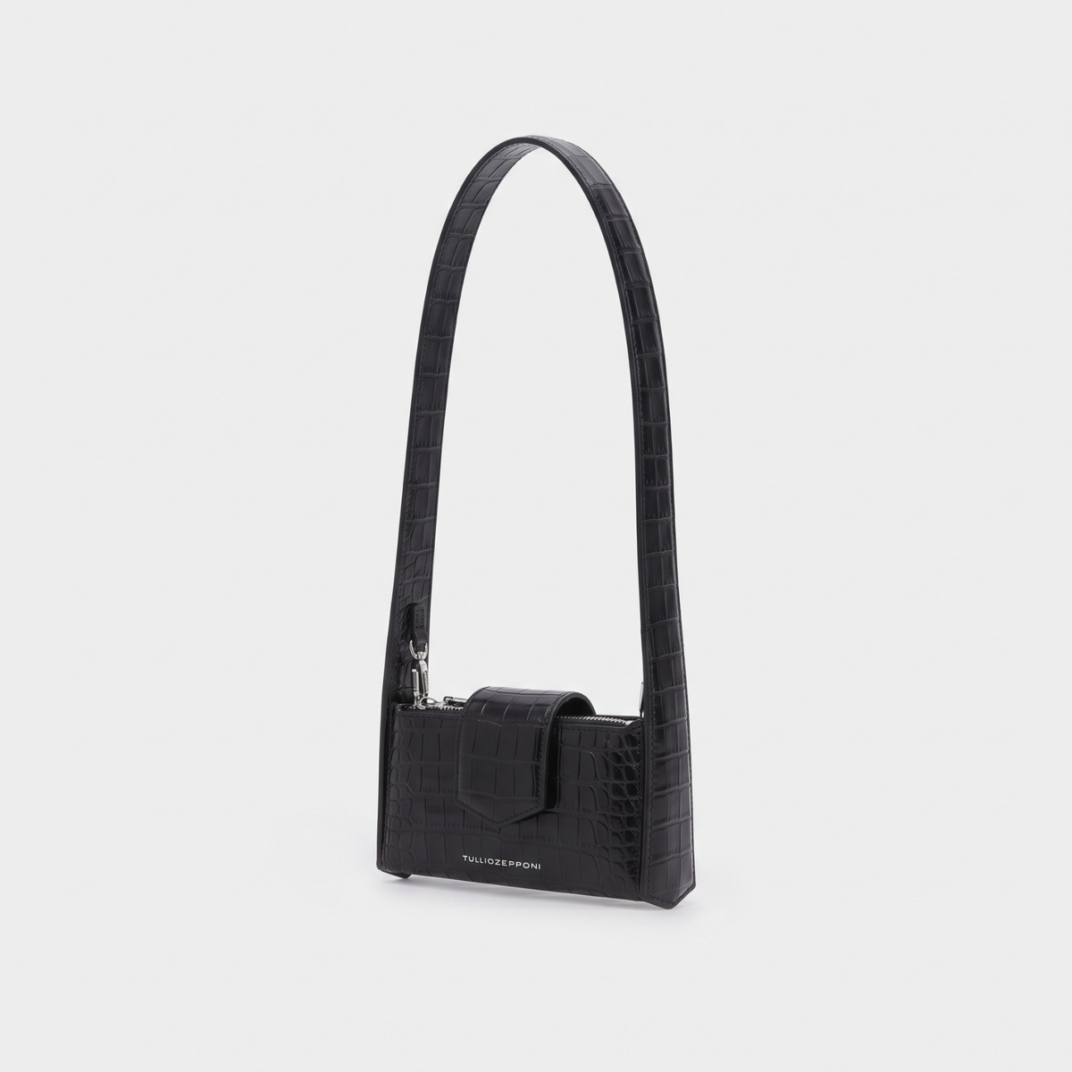 Pochette Bricky stampa coccodrillo