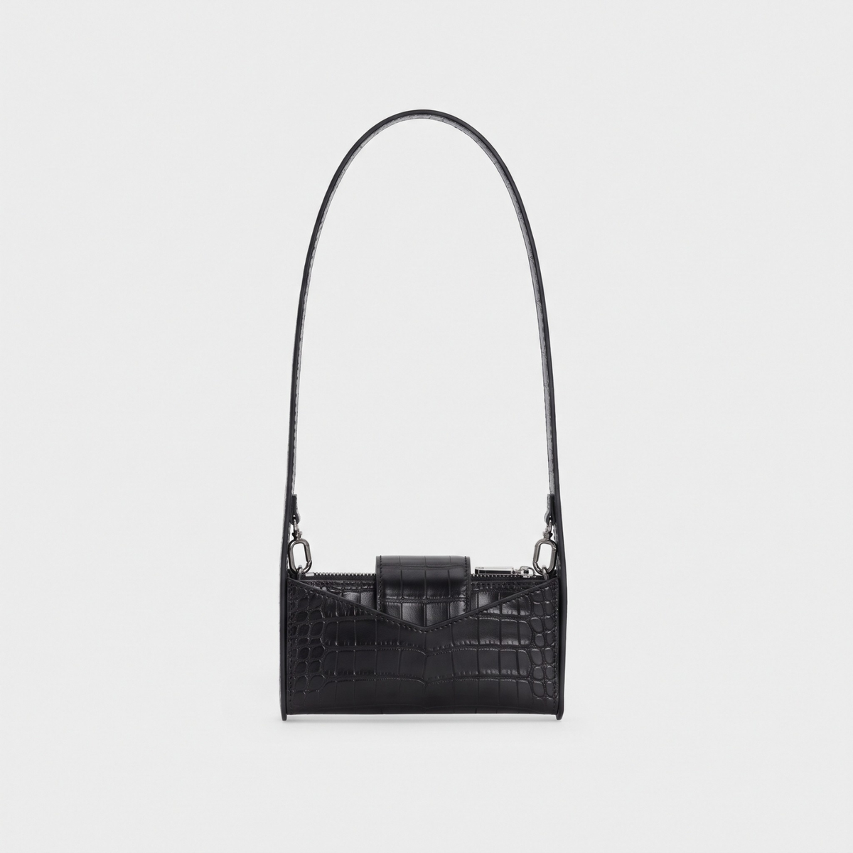 Pochette Bricky stampa coccodrillo