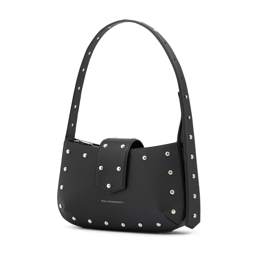 Borsa Hobo Bricky con borchie