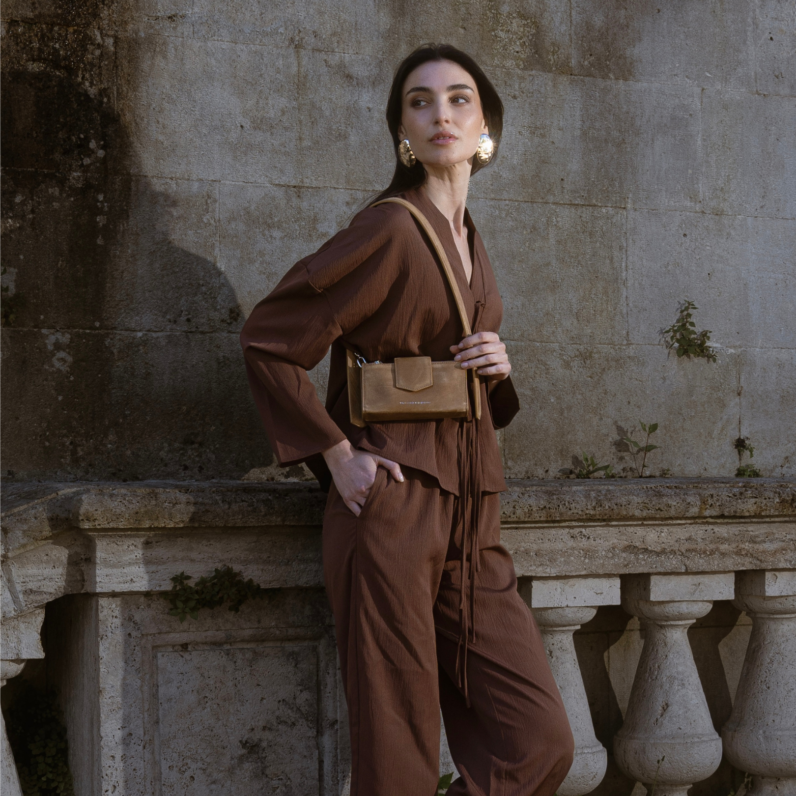 Pochette Bricky effetto usato