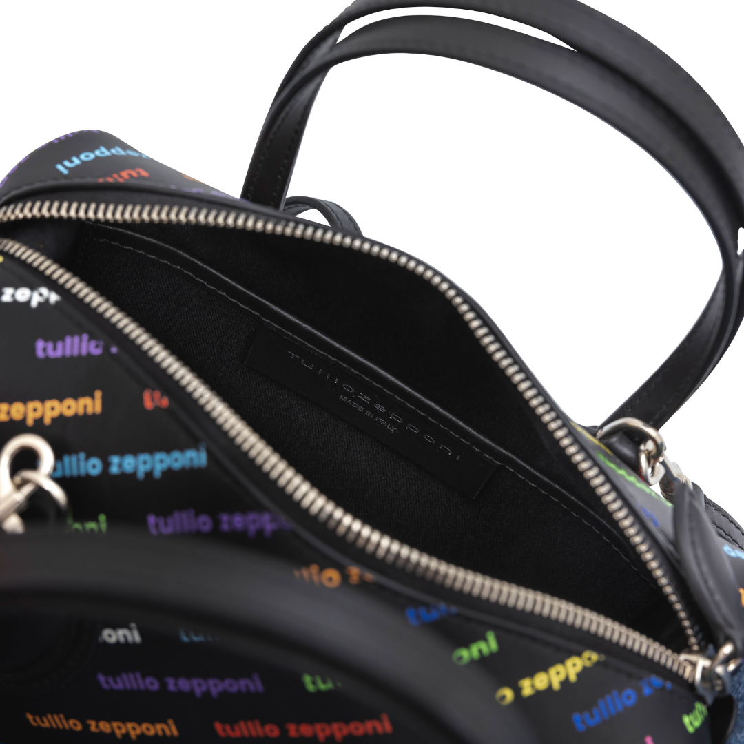 Borsa Eggy piccola multicolor
