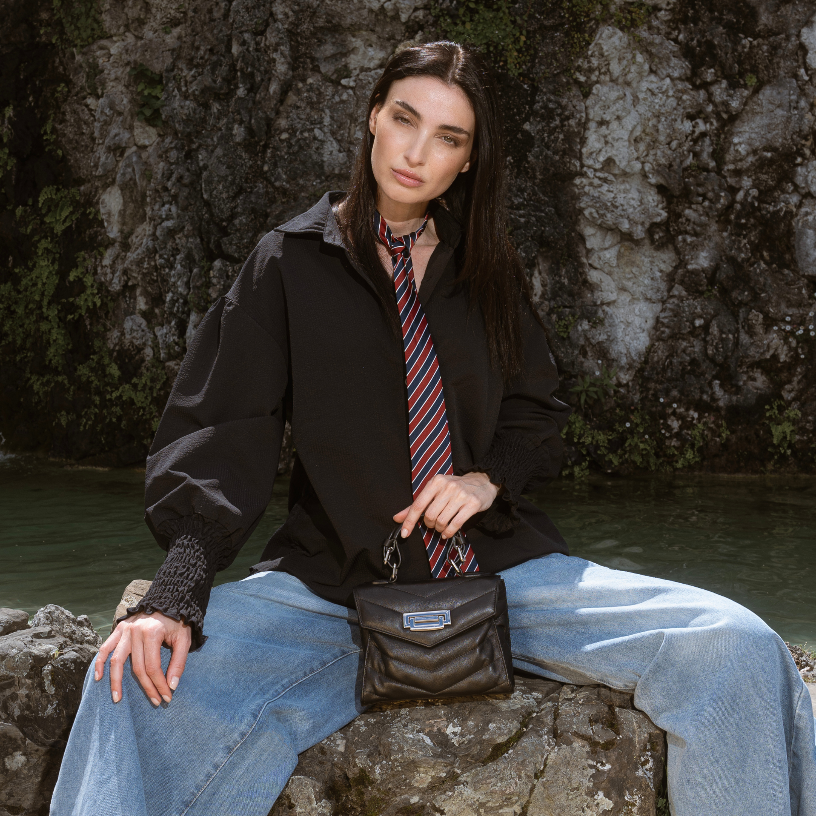 Borsa Anna piccola trapuntata