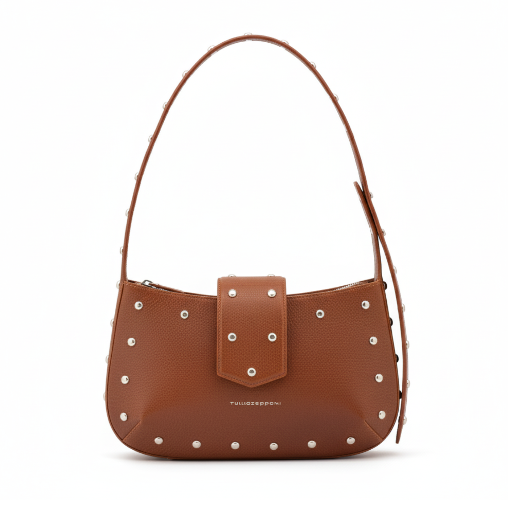 Borsa Hobo Bricky con borchie
