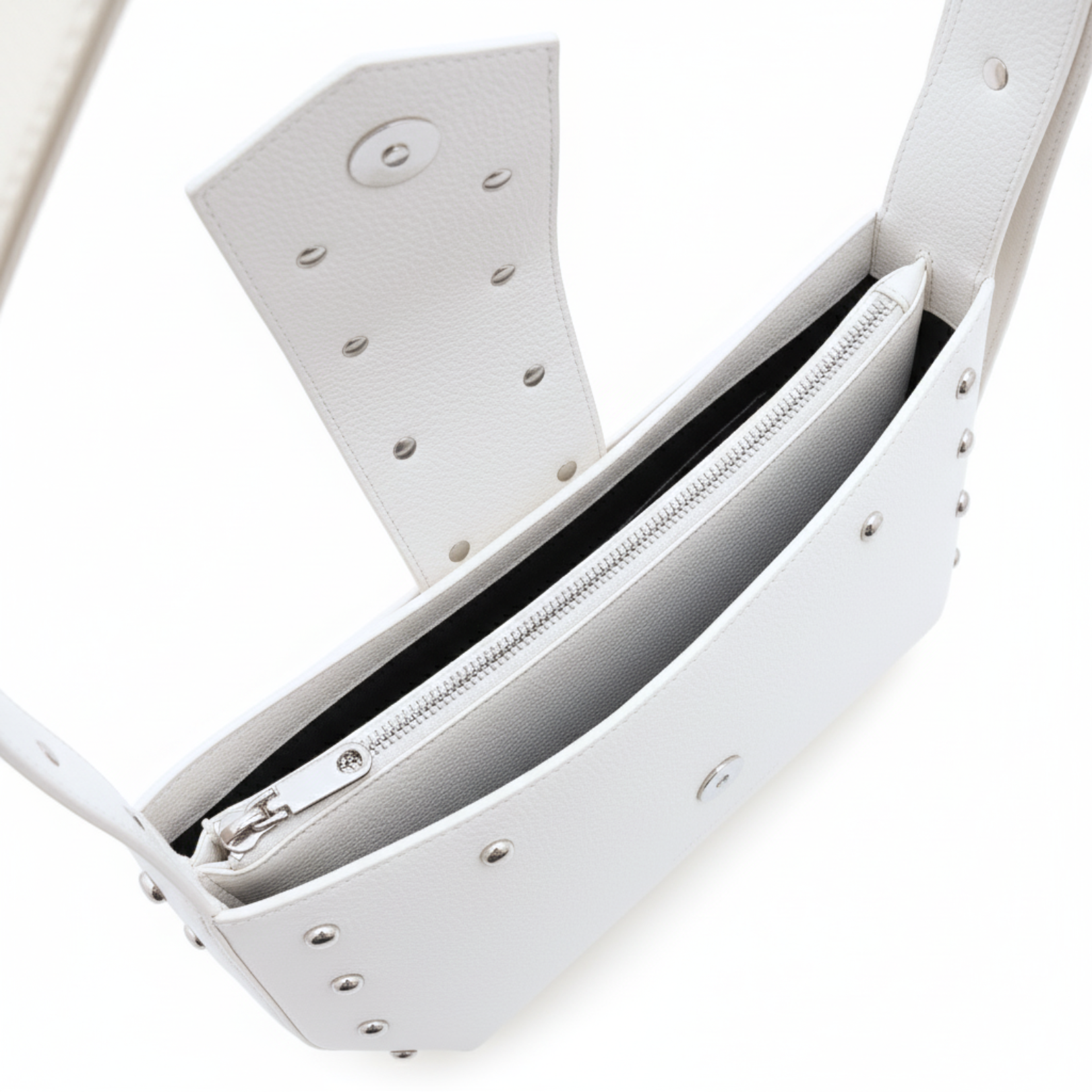 Borsa Hobo Bricky con borchie