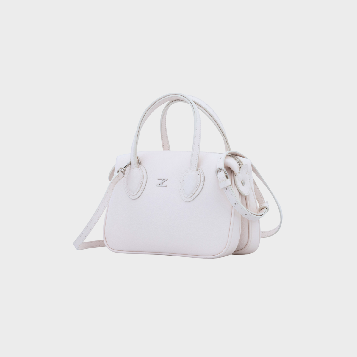 Borsa Eggy piccola bianco ottico - Tullio Zepponi