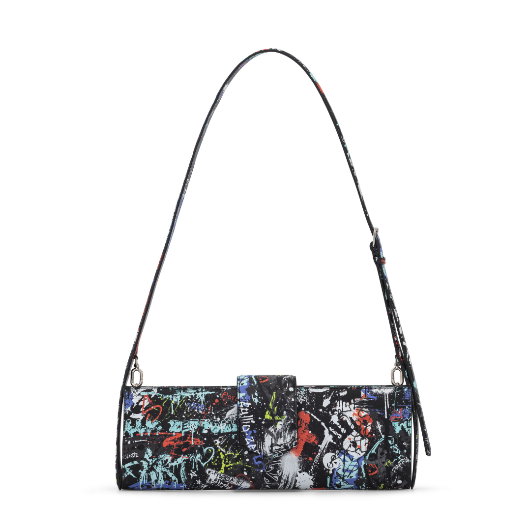 Borsa Baguette Bricky graffiti