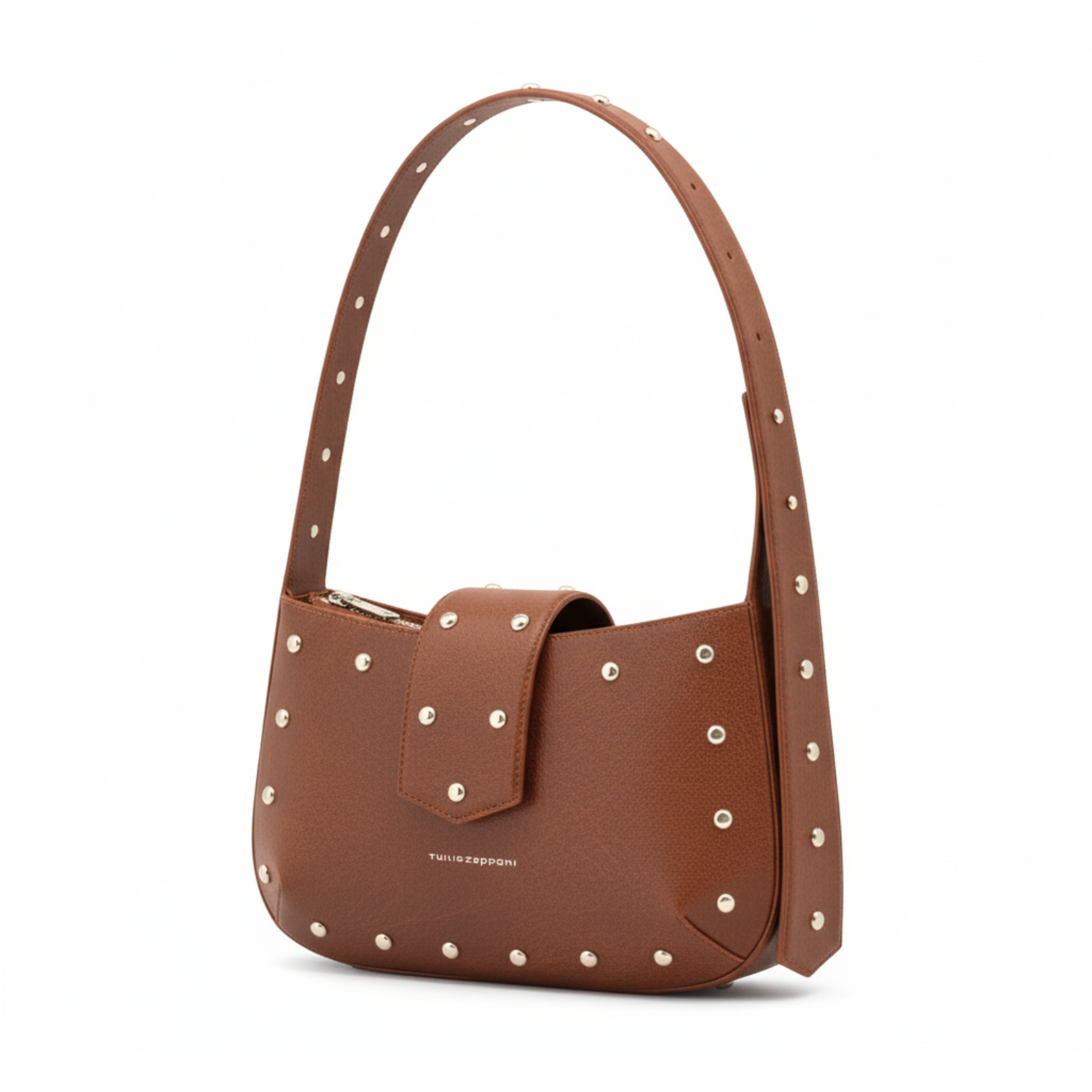 Borsa Hobo Bricky con borchie