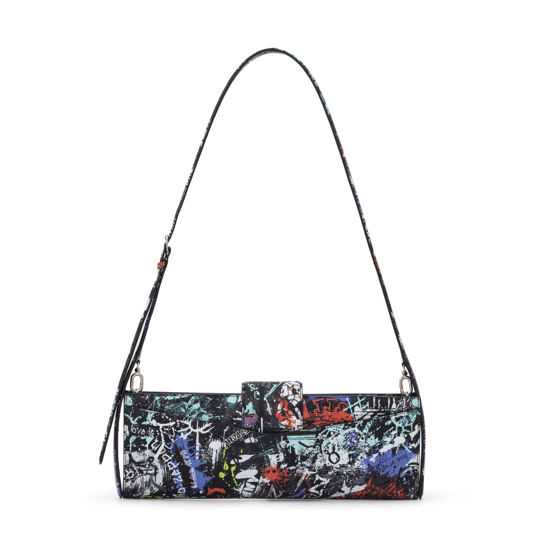 Borsa Baguette Bricky graffiti