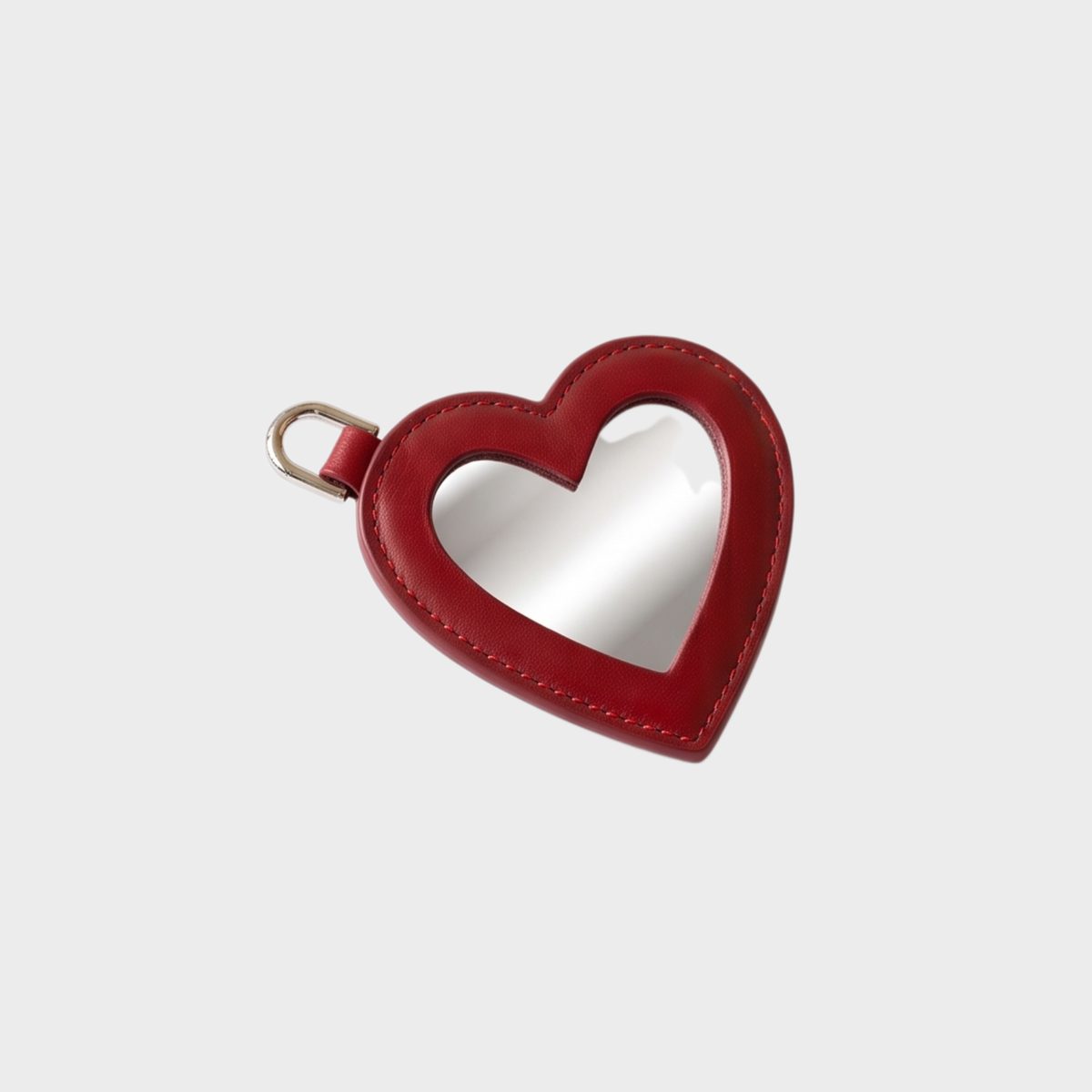 Charm cuore con specchio