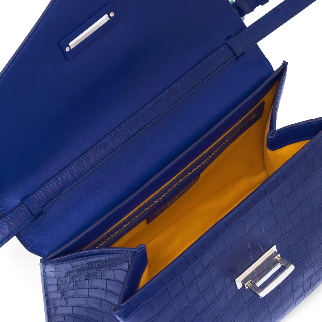 Borsa Anna grande coccodrillo
