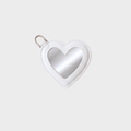 Charm cuore con specchio