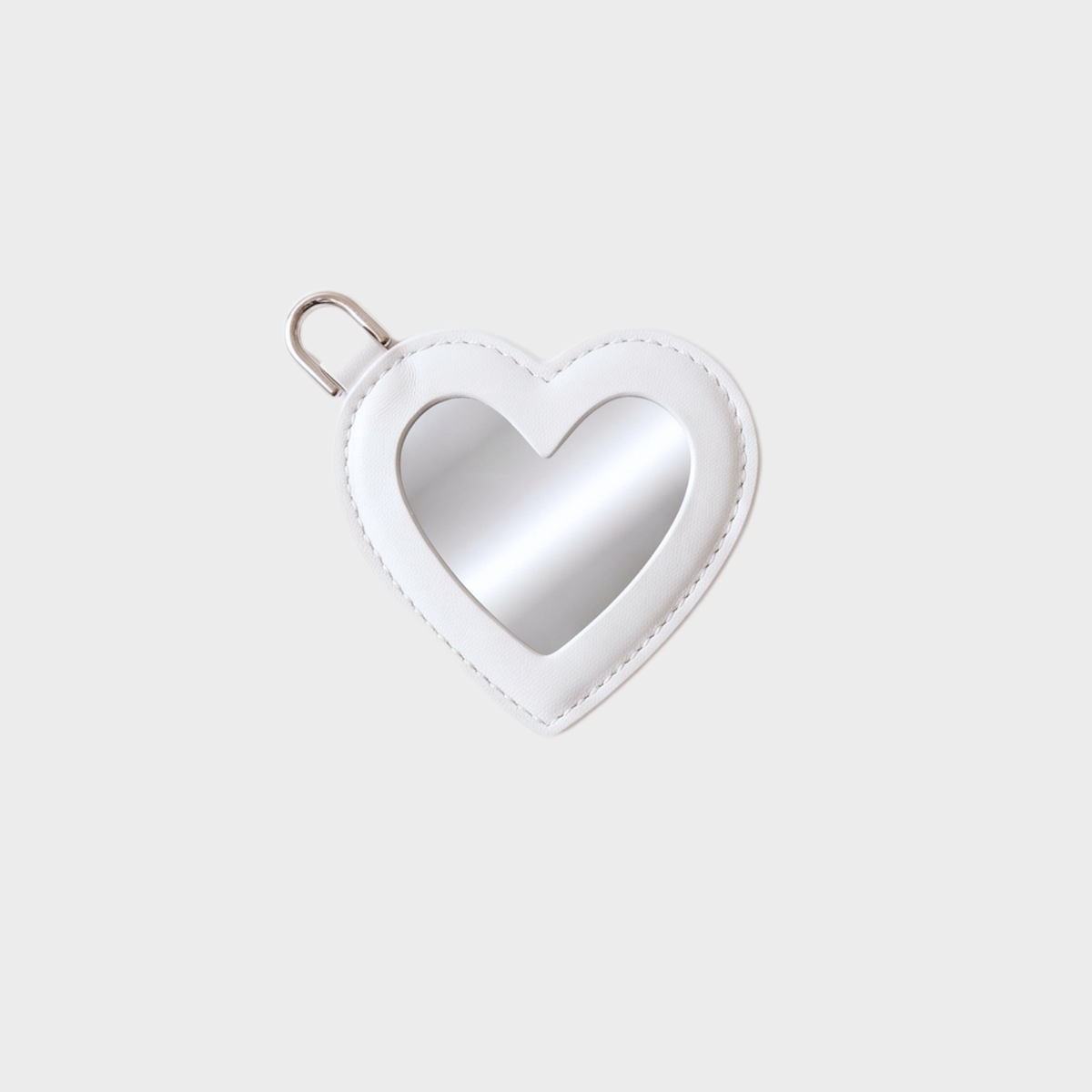 Charm cuore con specchio
