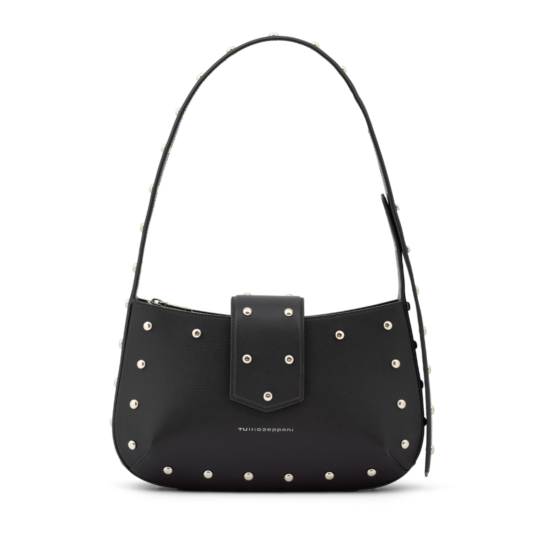 Borsa Hobo Bricky con borchie