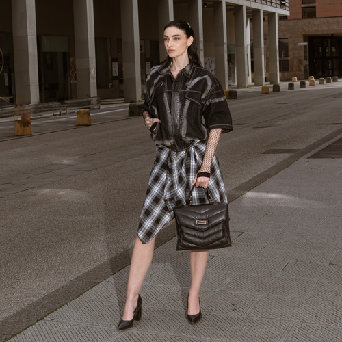 Borsa Anna grande trapuntata